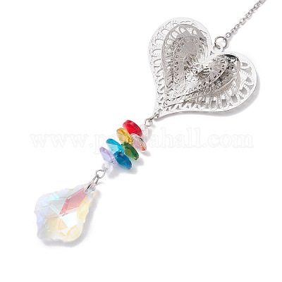 Латунные полые подвесные украшения HJEW-JM01930-03-1