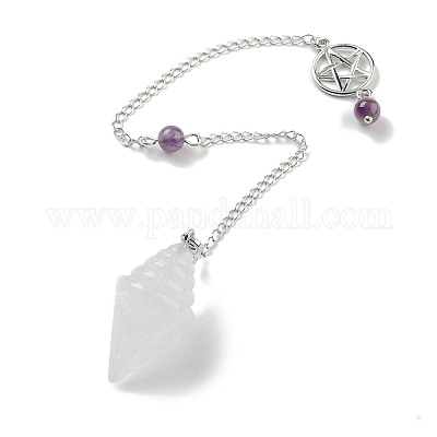 Заостренные биолокационные маятники из натурального кристалла кварца G-K338-13P-07-1