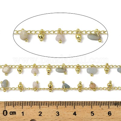 Звенья цепи из латунных самородков ручной работы CHC-L053-11G-02-1