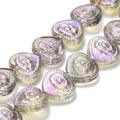 Гальваническая краска для запекания стеклянные бусины нити EGLA-K061-13A-AB09-1