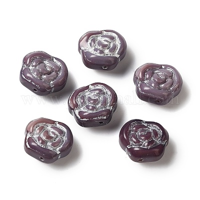 Непрозрачные бусины лэмпворк LAMP-P065-02B-18-1