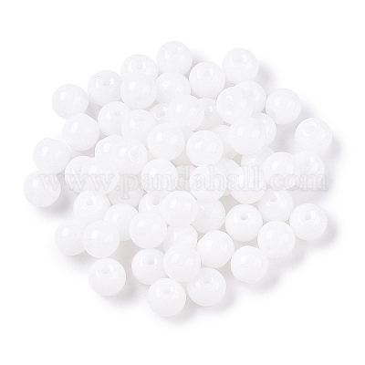 Непрозрачная выпечка окрашены стеклянные бусины DGLA-T004-02A-1