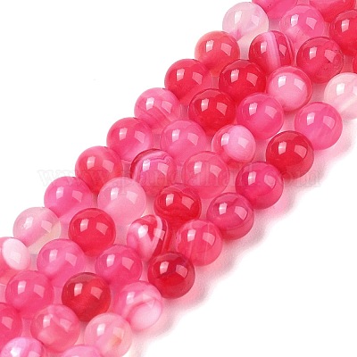 Натуральные полосатые агатовые / полосатые агатовые бусинки G-Z060-A01-A15-1