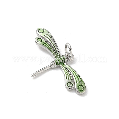 Подвески из латуни с эмалью в виде насекомых KK-B155-01C-02P-1