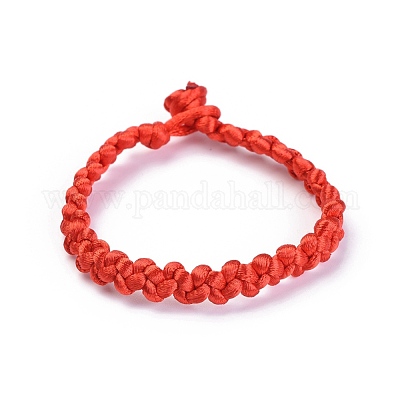 Pulseras de hilo trenzado de hilo de nylon&nbsp;BJEW-JB04339-02-1