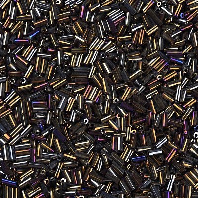 Стеклянные бусины цвета металлик SEED-N005-001-D03-1