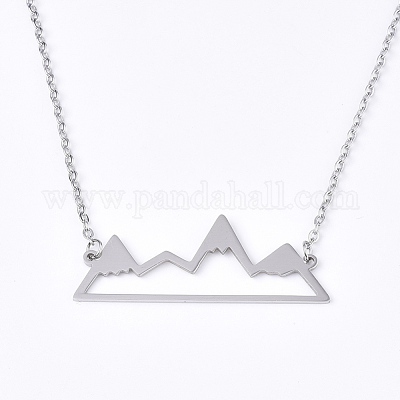 Не тускнеющие подвески из нержавеющей стали 201 NJEW-T009-JN104-1-40-1