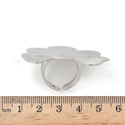 Кольца-манжеты из нержавеющей стали 304 для женщин RJEW-F195-03P-1