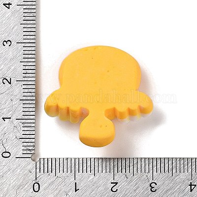 Кабошоны из непрозрачной смолы для декодирования ко Дню учителя RESI-R447-04C-1