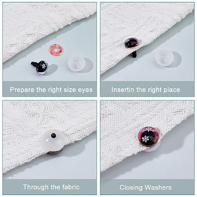 Кукольные глаза из смолы кабошоны DIY-FH0009-78-1