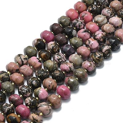 Природные родонит бисер нитей G-P573-B07-01-1