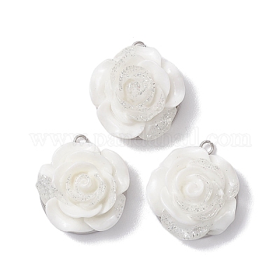 Подвески из нержавеющей стали 304 и непрозрачной смолы PALLOY-JF02772-04-1