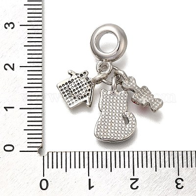 Стойка металлизированный сплав красная и черная эмаль европейские подвески-шармы PALLOY-P307-24P-1