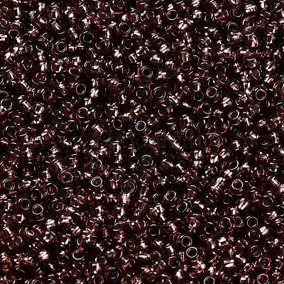 Индиго 11/0 круглый прозрачный стеклянный бисер X-SEED-Q007-F57-1