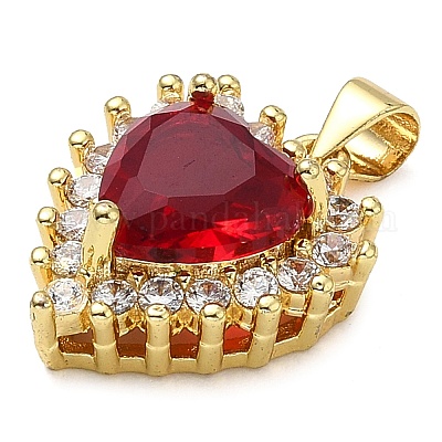 Стеклянные подвески из латуни с покрытием стойки KK-D535-03G-1