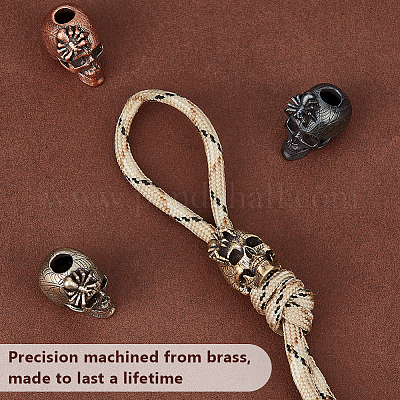 4 шт. 4-х цветные латунные европейские бусины OPDL-OC0001-01A-1