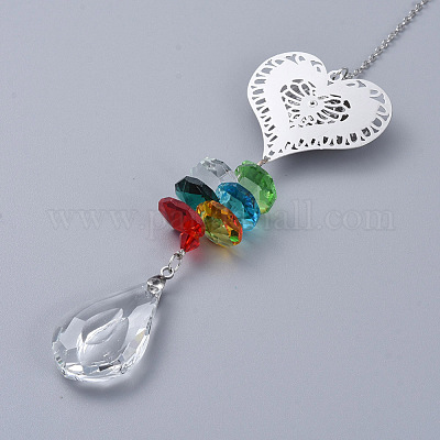 Хрустальная люстра призмы AJEW-G025-E05-1