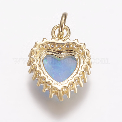 Латунные микро проложить кубического циркония подвески ZIRC-G141-01G-A-1