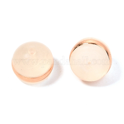 Surgical Stainless Steel Earring Backs Plastic Comfort Disc (10-Pcs)