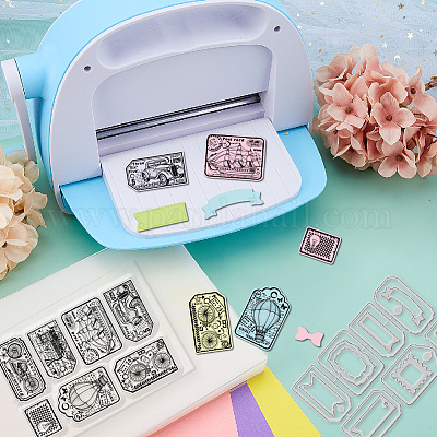 1 лист прозрачных пластиковых штампов из ПВХ DIY-GL0004-73-1