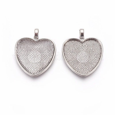 Подвесные кабошоны в тибетском стиле TIBE-X0187-02-1