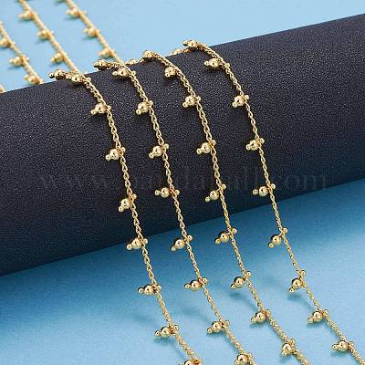 Латунные бисерные цепочки ручной работы CHC-I029-07G-1