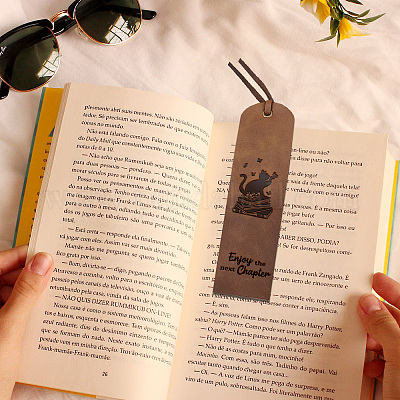 Этикетки из воловьей кожи AJEW-WH0386-0028-1