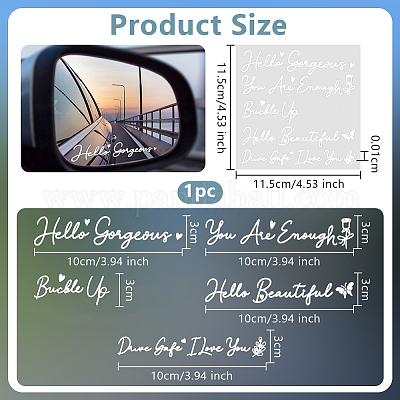 1 шт. водонепроницаемые электростатические наклейки из ПВХ DIY-OC0013-20E-1