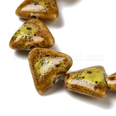 Фарфора ручной работы бисер нитей PORC-P028-01B-1