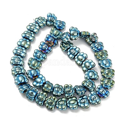 Гальванические нити из синтетических немагнитных гематитовых бусин G-Z032-D02-05C-1