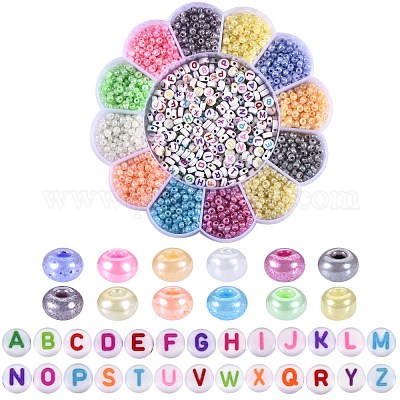 Wholesale 48 Color 2mm 12/0 Glass Seed Beads for Jewelry Making