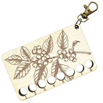 8-позиционные деревянные лотки для хранения ниток для вышивания TOOL-WH0056-025-1