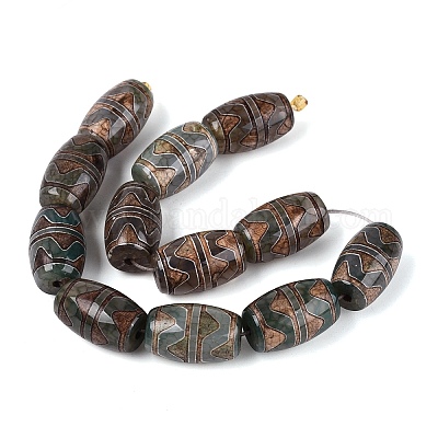 Perles de style tibétain&nbsp;TDZI-N001-018-1