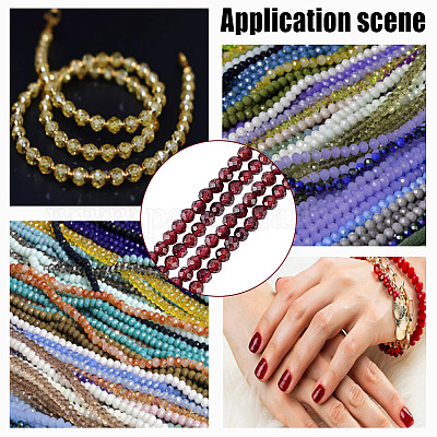 2 нити натуральных гранатовых бусин нити G-GO0001-67-1