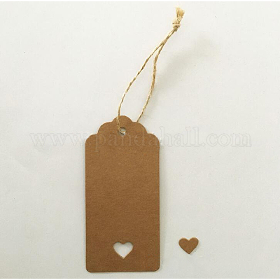 Бумажные теги для дисплея цены ювелирных изделий CDIS-WH0002-A03-1