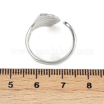 Латунные регулируемые манжеты для женщин RJEW-B132-01B-G-1