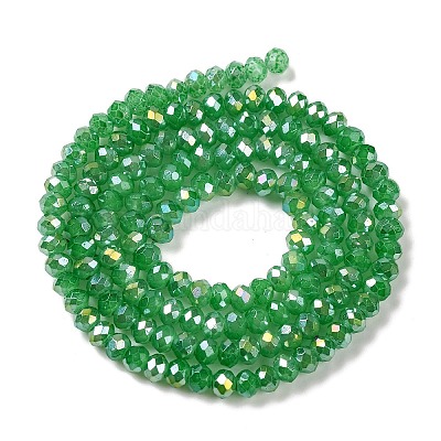 Запекание гальванических нитей стеклянных бусин DGLA-A039-J4mm-B03-1