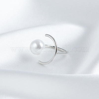 Кольца-манжеты из сплава с круглыми и лунными вставками и пластиковым жемчугом для женщин FS-WGCF8FF-01-1