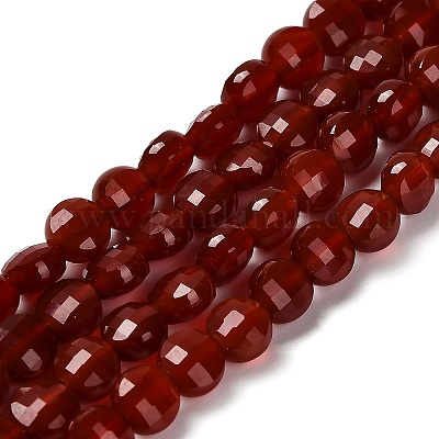 Натуральные нити сердолика (крашенные и нагретые) G-C179-A6mm-24-1