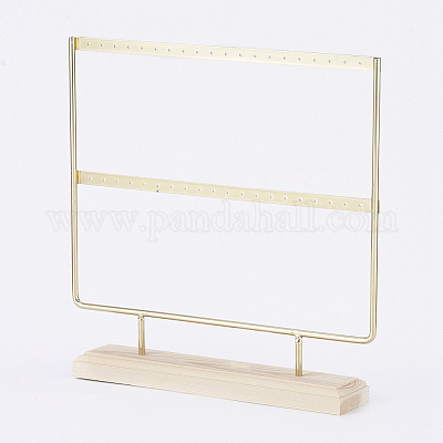 Железная 2-ярусная подставка для сережек EDIS-E025-05-1