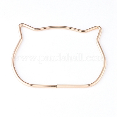 Wholesale Cat Shape Iron Purse Handles 