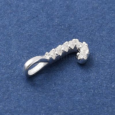 925 серебро с подвесками из кубического циркония. STER-Q004-01J-S-1