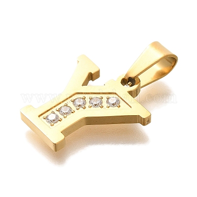 Подвески из нержавеющей стали 304 с ионным покрытием (IP) STAS-U035-01G-Y-1