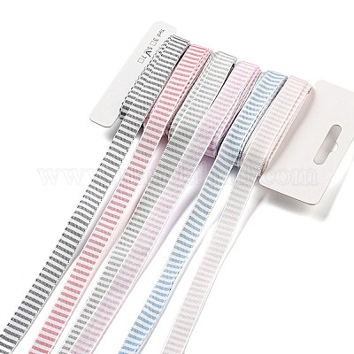 Наборы полосатых лент из полиэстера и поликоттона SRIB-G010-01A-04-1