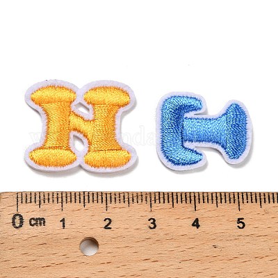 Буква a~z вышивается нитками на ткани/пришивается на заплатки PATC-K001-01-1