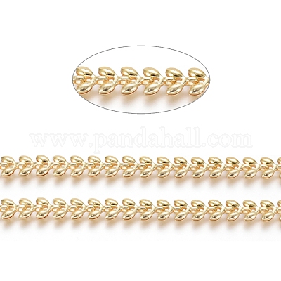 Cadenas de mazorcas de latón hechas a mano&nbsp;CHC-G006-16G-1
