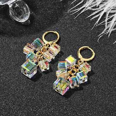 Серьги из латуни EJEW-TA00330-1