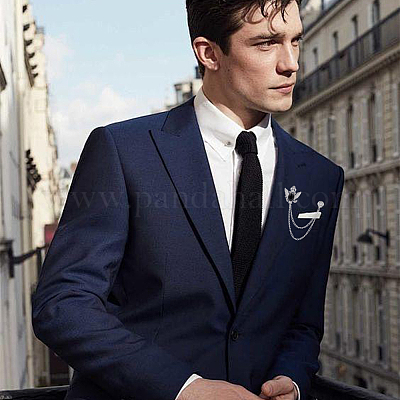 2 шт. 2 цвета мужская брошь из сплава на лацкан&nbsp;JEWB-SP0001-05-1