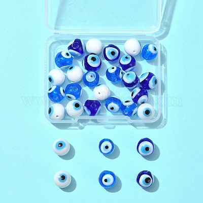 30шт 3 стиля ручной работы бусины лэмпворк LAMP-FS0001-13-1