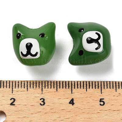 Выпечка окрашенные стеклянные бусины LAMP-I028-02D-1